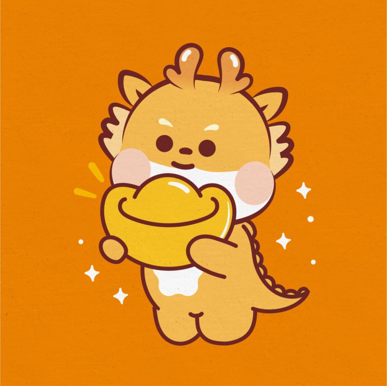 小飞龙头像分享 小飞龙ip卡通形象,治愈系ip,元气满满,活泼有趣,传达