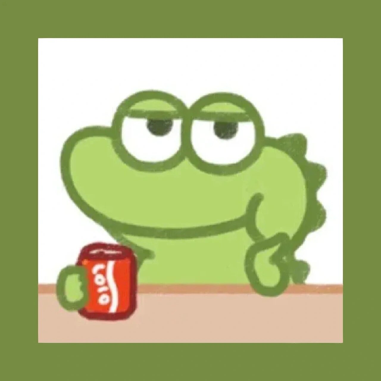 绿色可爱小恐龙三人闺蜜头像