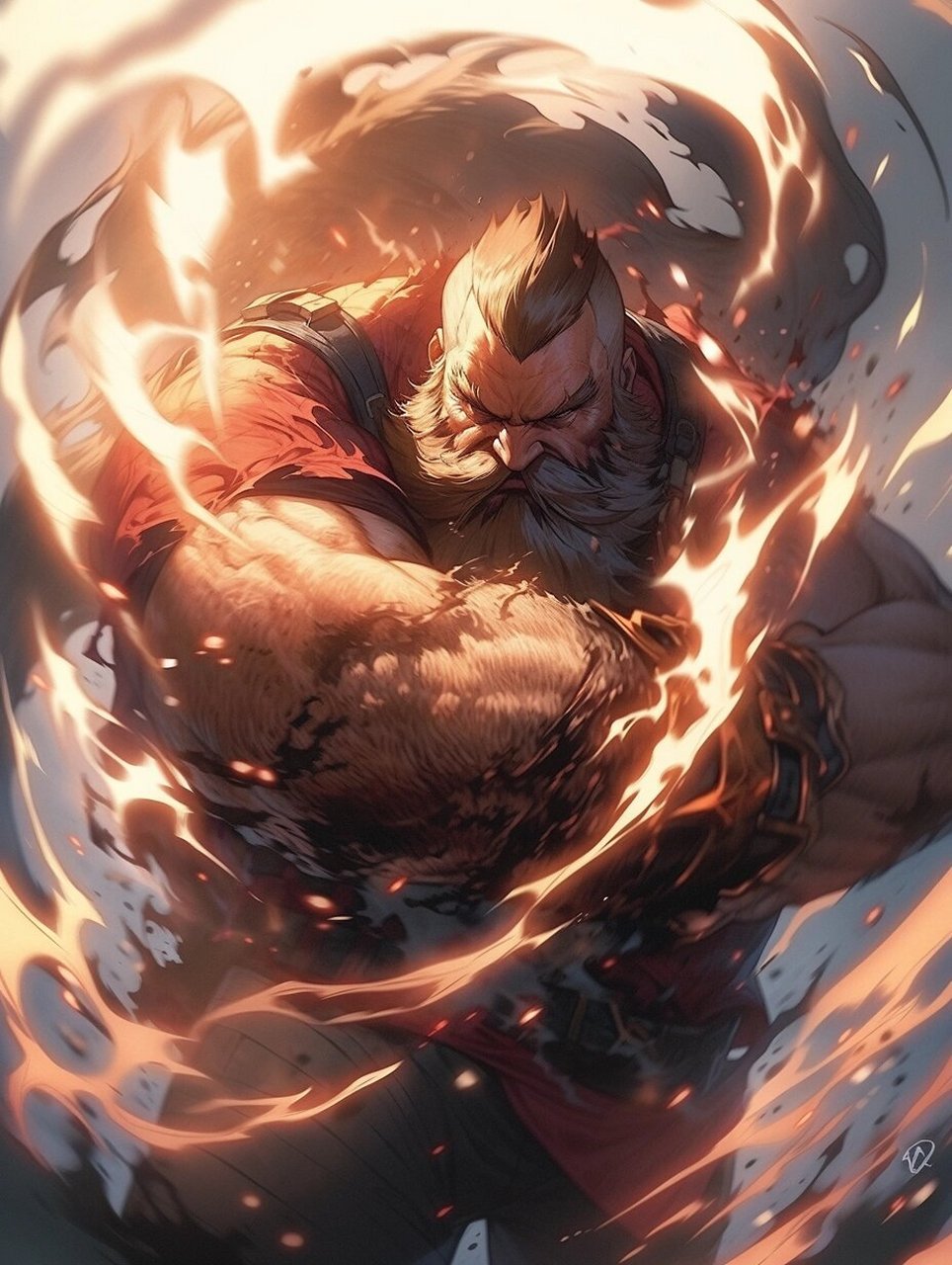 街霸 手机壁纸 ai绘画