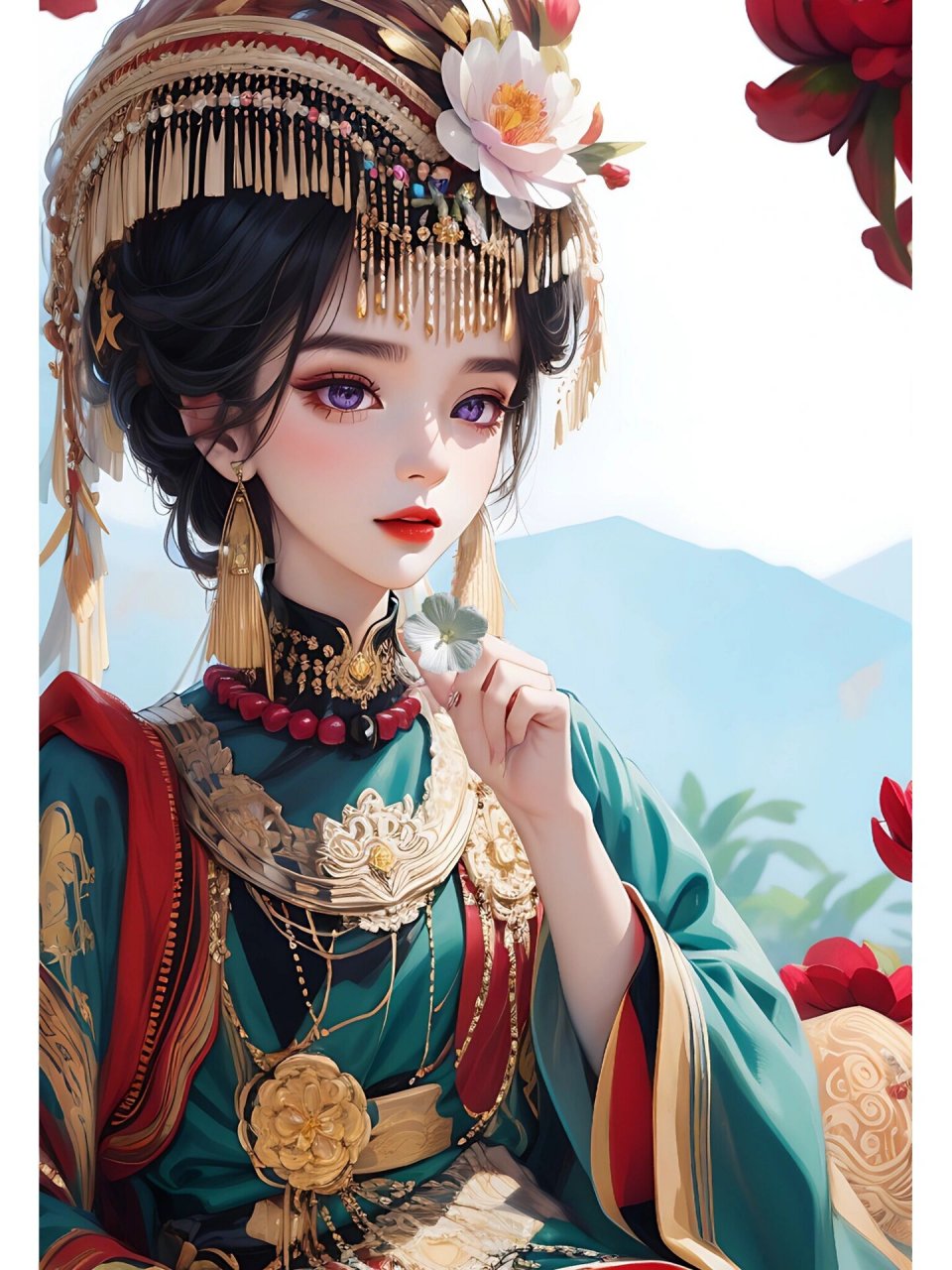 彝族阿诗玛|壁纸头像 有彝族的朋友不?