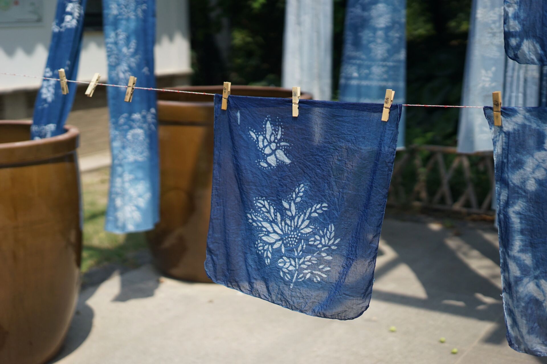 去南通濠河蓝印花布博物馆走走!