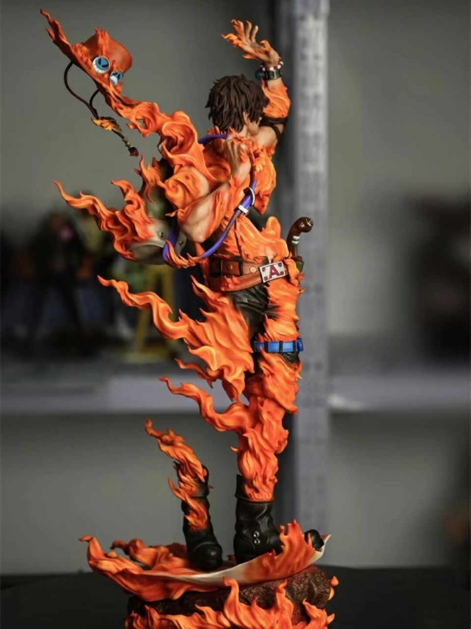 手办# #gk雕像# #海贼王# #一起追过的海贼王# #艾斯# #火拳艾斯