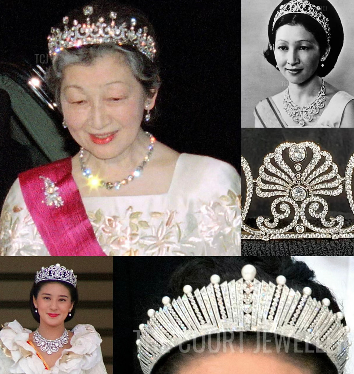 日本皇室的王冠在英国王室面前还是显得呆板寒酸了