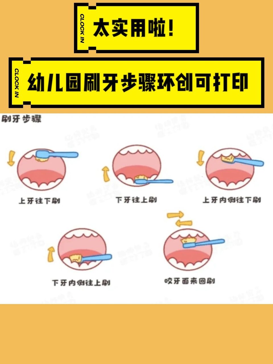 刷牙歌图谱制作图片