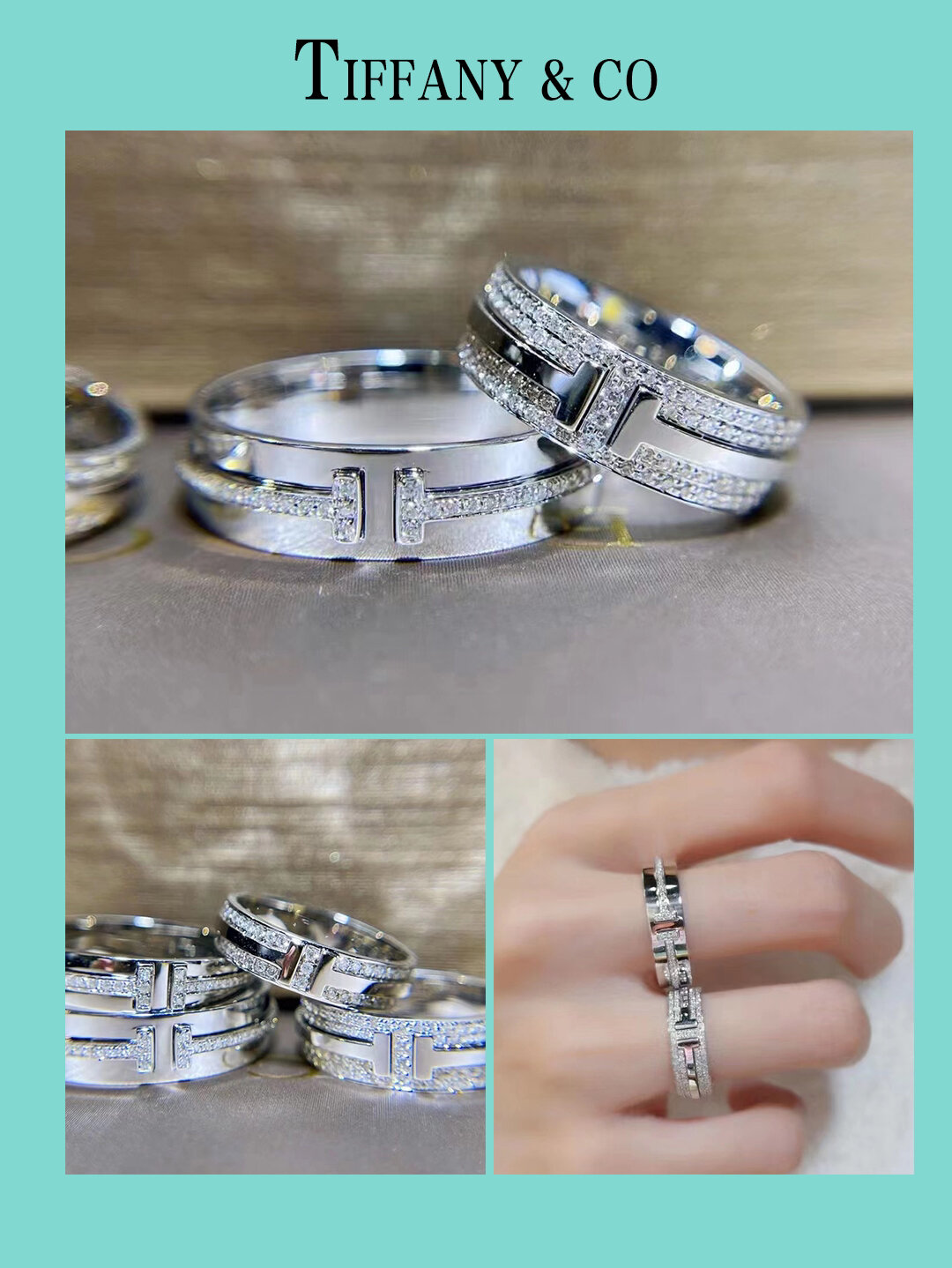 98枚戒指款式推荐7515蒂芙尼超全结婚对戒求婚