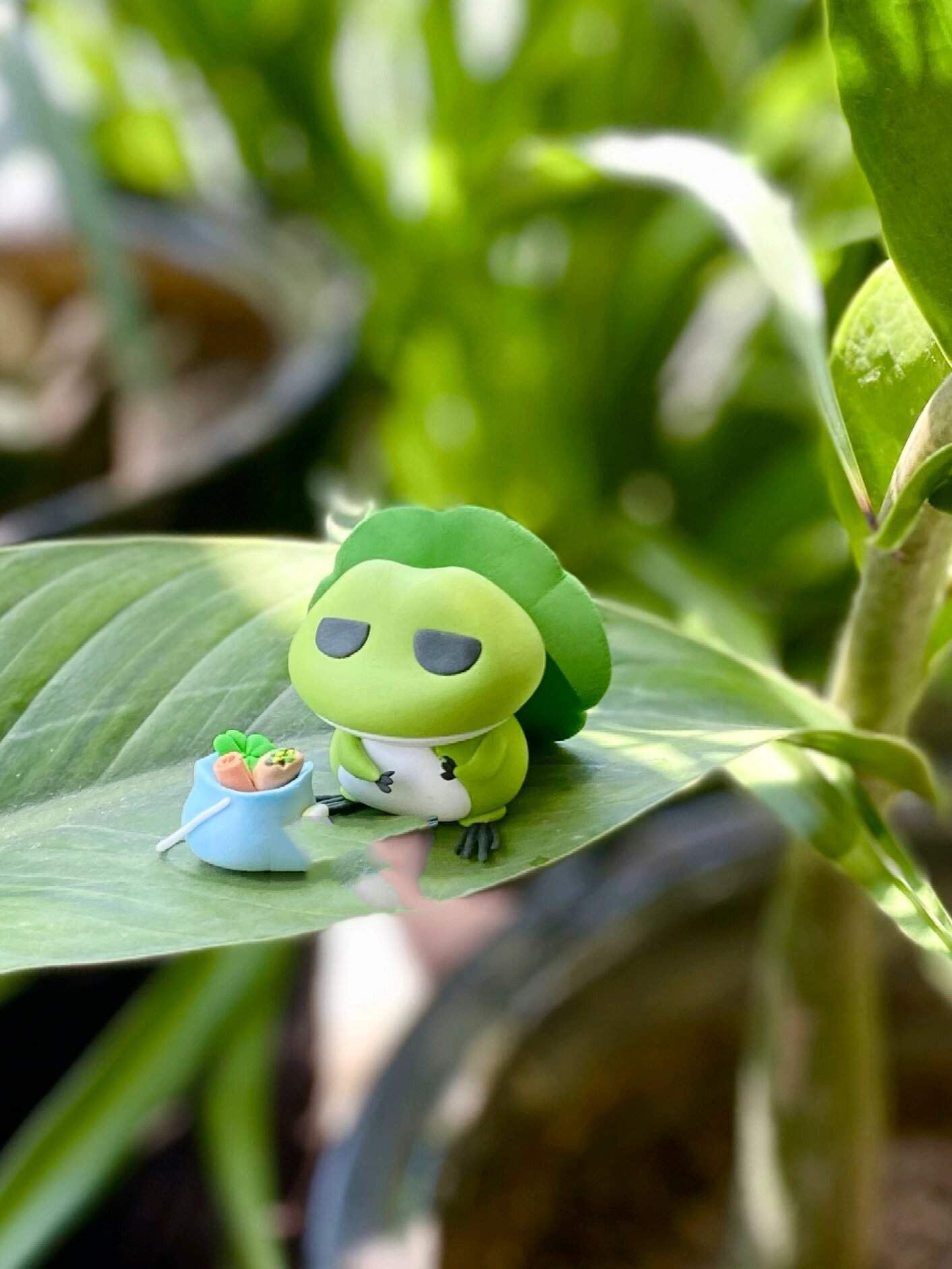 旅行青蛙轻粘土教程