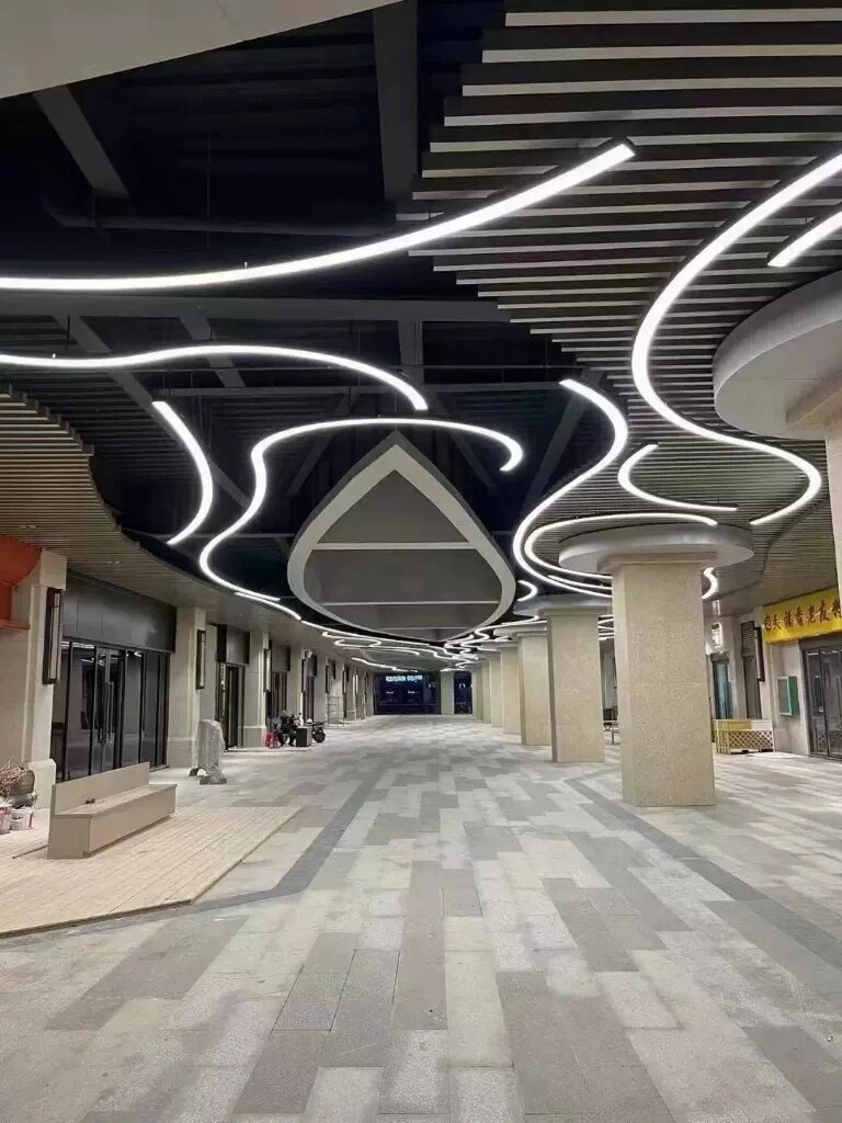 长条灯led方通灯办公灯超市健身房商用照明