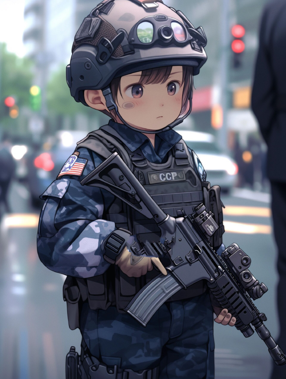 特警系列头像|帅萌特警出任务啦