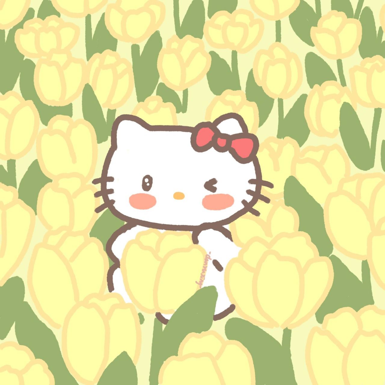 可爱即正义 | 帕恰狗hellokitty头像 原创可爱即正义系列之hellokitty