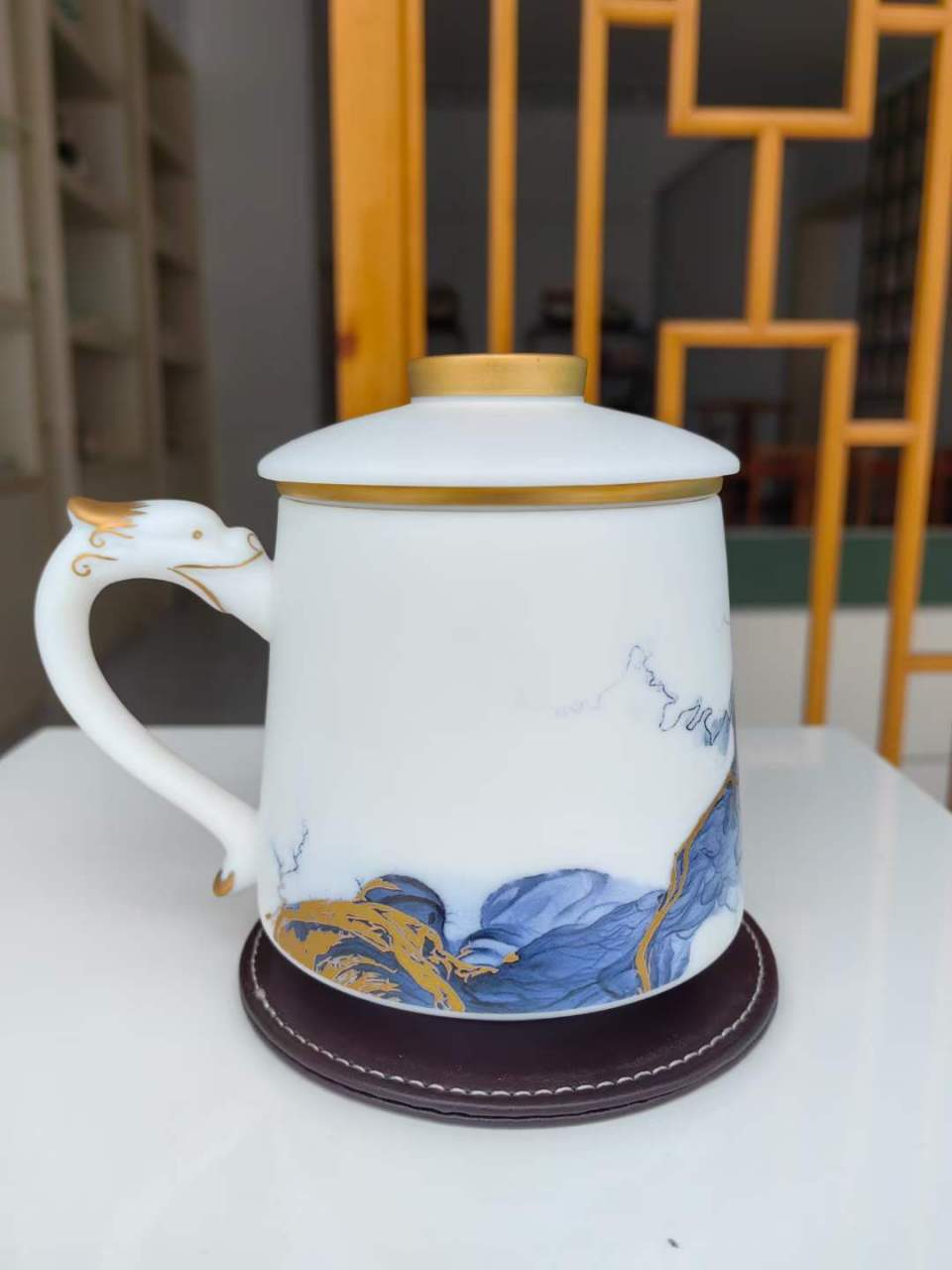 流金岁月丨高端羊脂玉瓷茶杯分享给杯子控们 景德镇高档陶瓷茶杯02