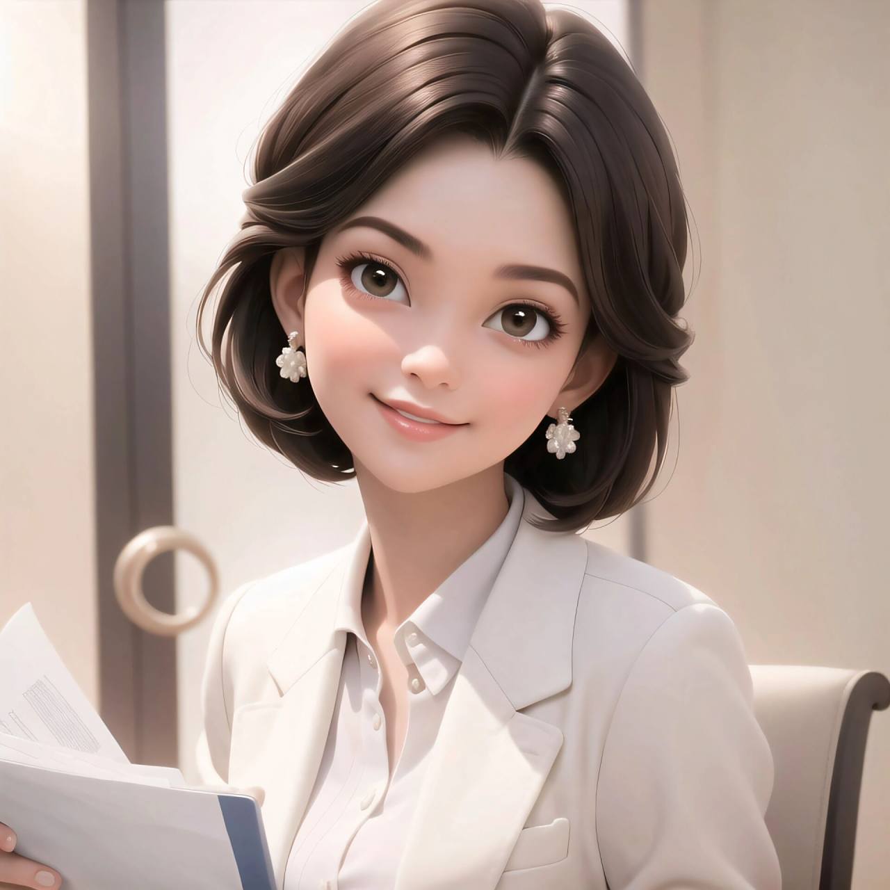 女生头像99超赞的短发职业头像合集