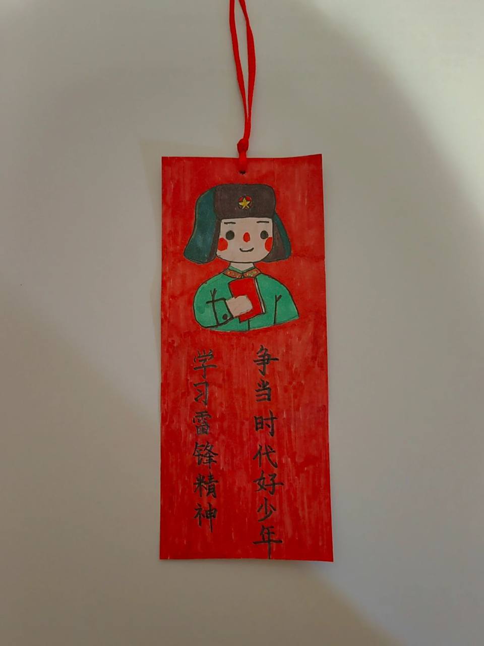 今天的书签参考宝宝们提供的素材得以顺利的完成!