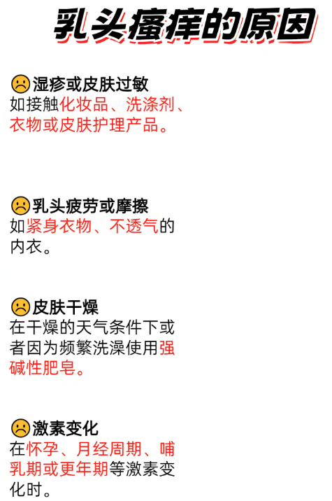 为什么乳晕很痒