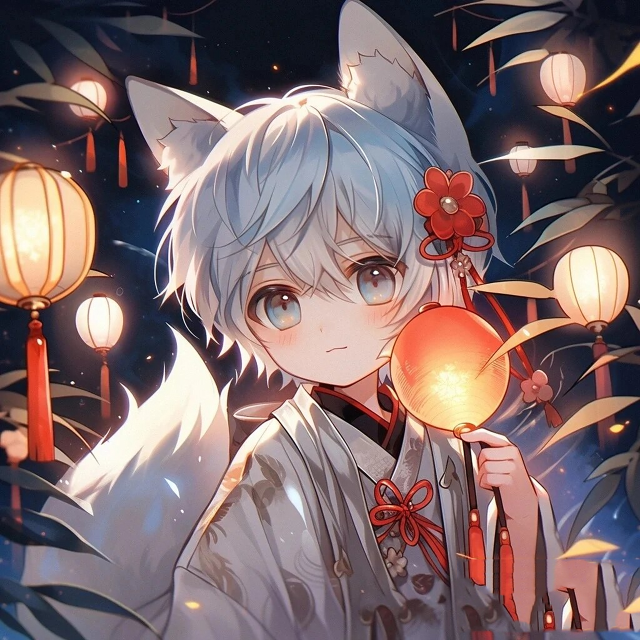 可爱小狐耳正太头像 原创