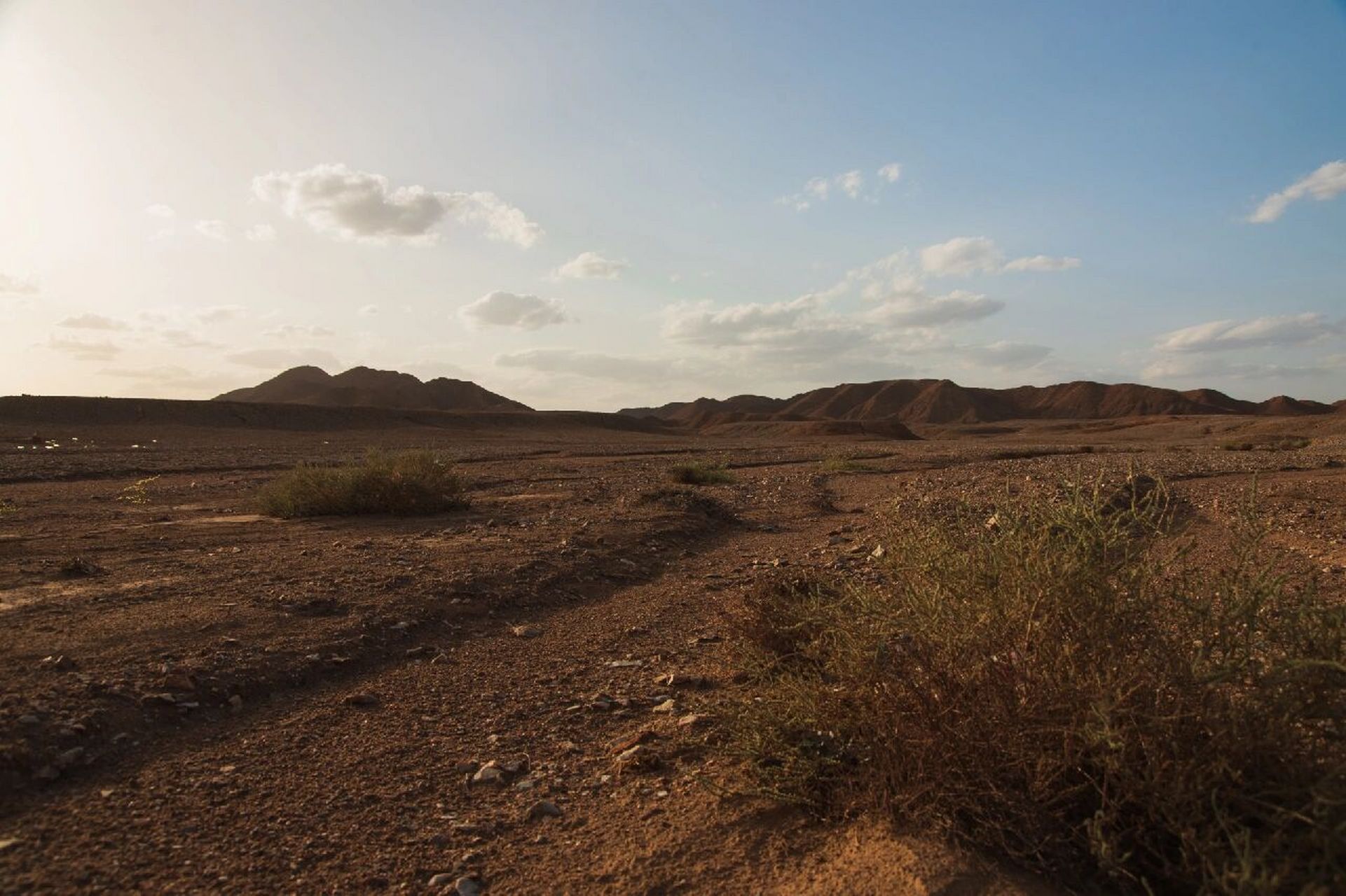 戈壁滩 地点:甘肃酒泉市金塔县路边戈壁滩 时间:2022.8.