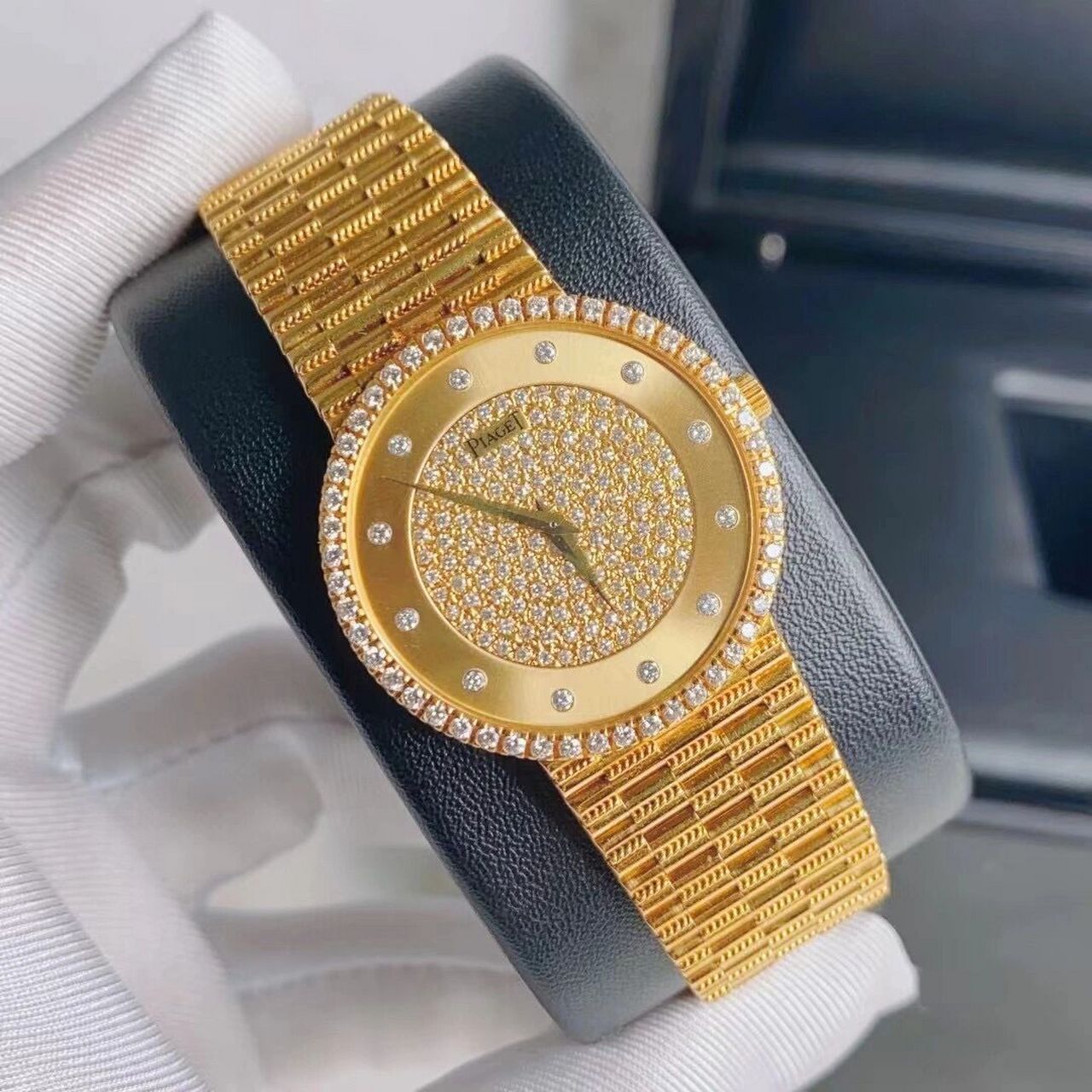 伯爵珠宝腕表系列腕表,中古款18k金原镶钻 伯爵珠宝腕表系列腕表,中古