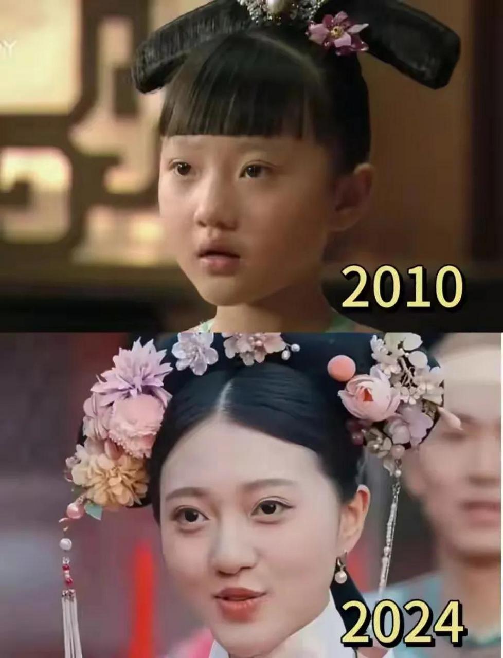 女大十八变,越变越好看! 现在的胧月和当年对比,越来越漂亮啦!