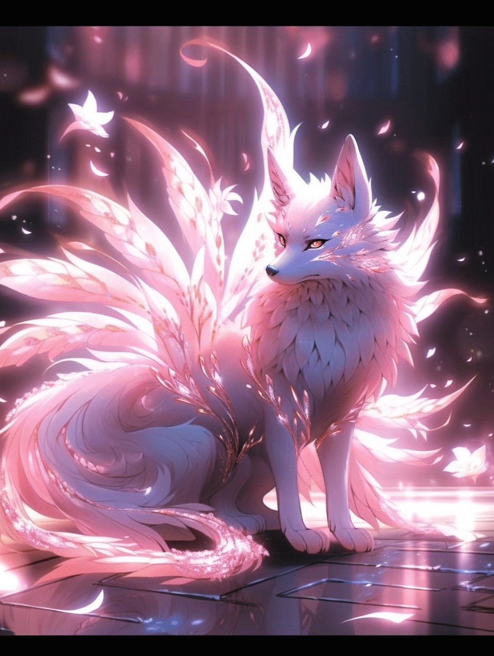 魂兽系列|九尾狐仙 "又东三百里,曰青丘之山,其阳多玉,其阴多青43.