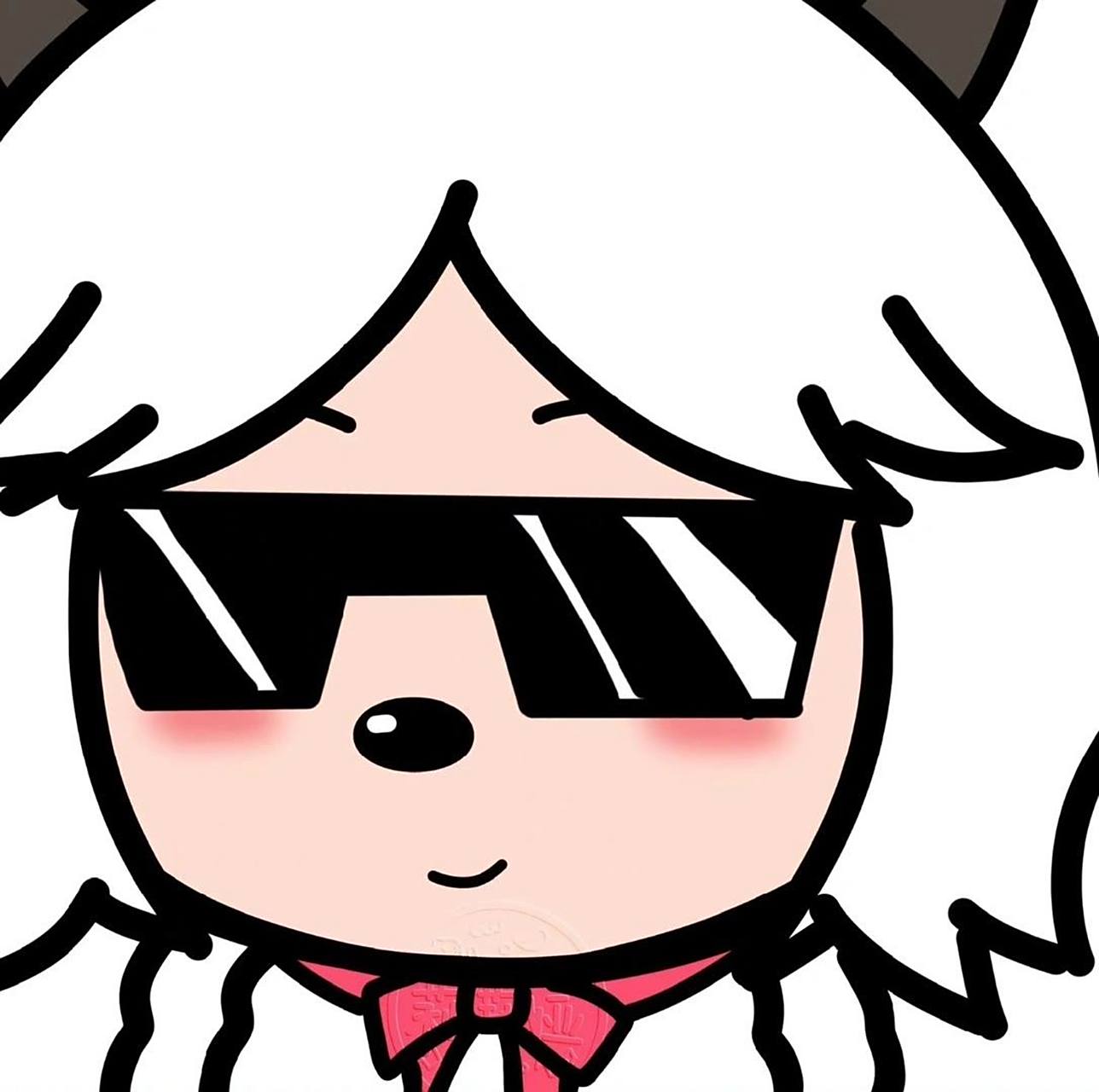 超酷羊群7575 墨镜一戴谁都不爱 超酷头像 喜羊羊 美羊羊 懒羊羊