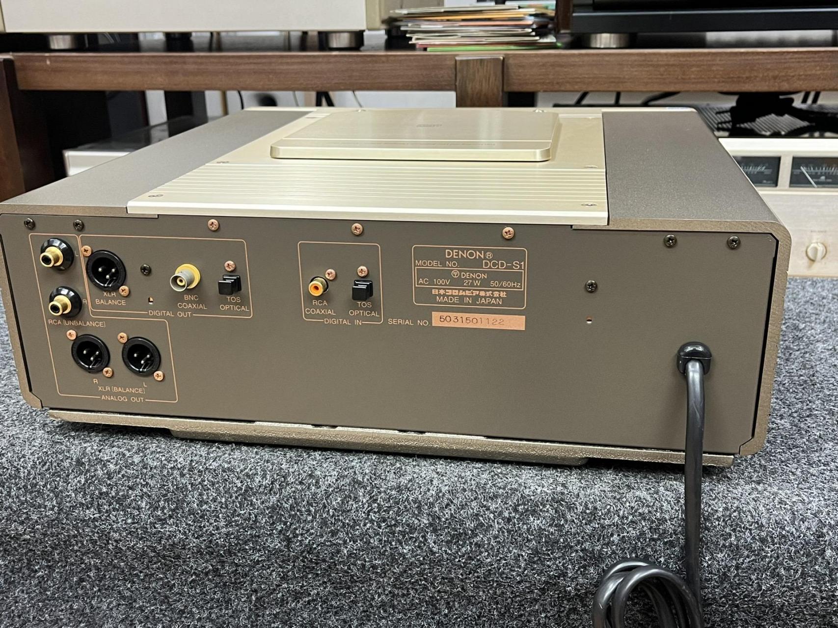 原装天龙/denon  发烧旗舰cd机 带有原装遥控,说明书 日本进口天龙-qs