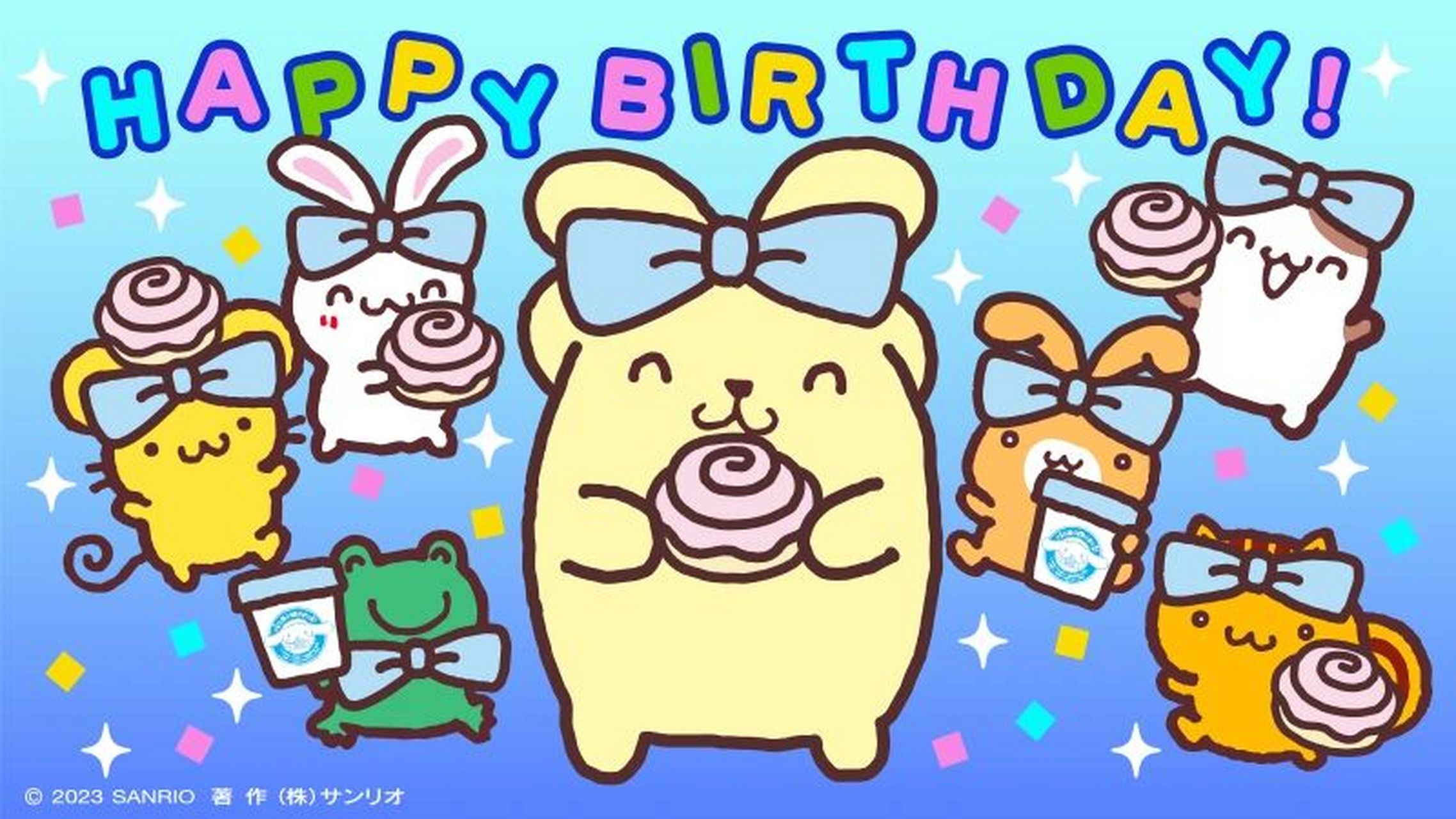 96三丽鸥丨祝玉桂狗生日快乐97 今天是玉桂狗大耳狗喜拿的生日