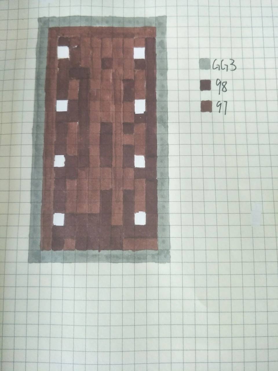 我的世界像素画盾牌 不喜勿喷