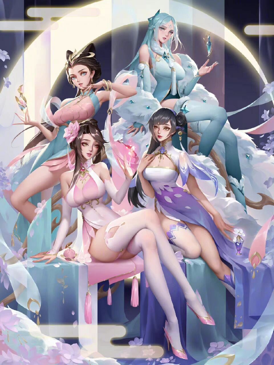 四美王昭君/西施/貂蝉/杨玉环 图源:王者荣耀官方