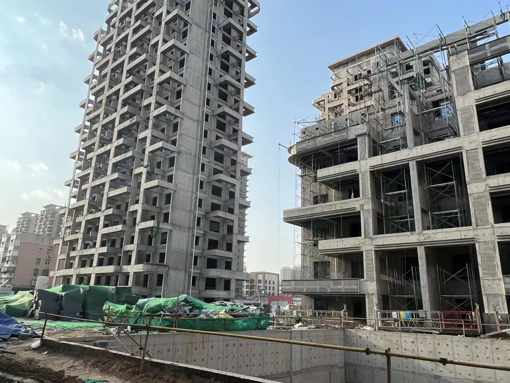 奥园城央云庭施工现场&石家庄业之峰吴曈