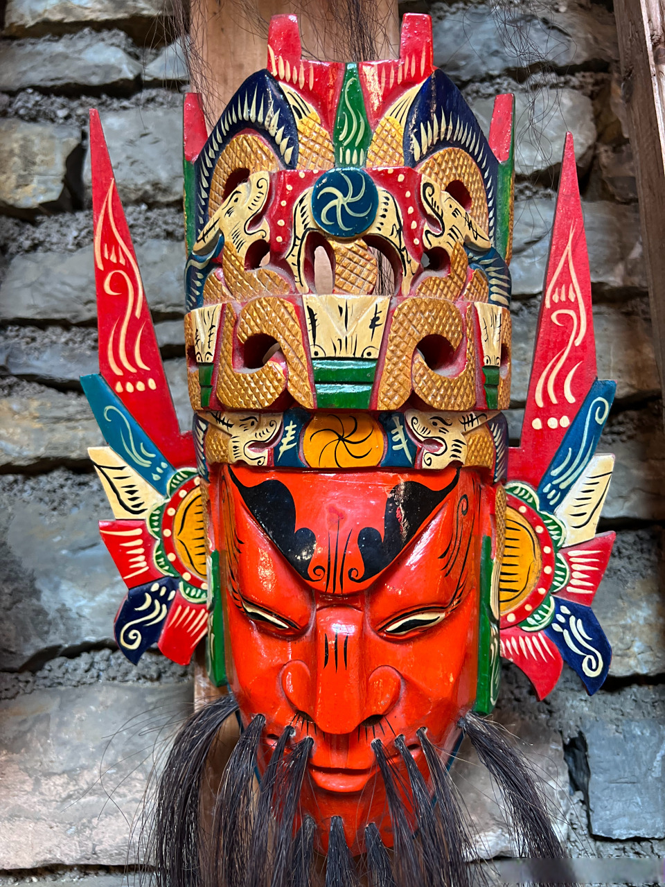 安顺傩面具|传承千年的古老表情  #广式撑贵乡村更美##走进21度的城市