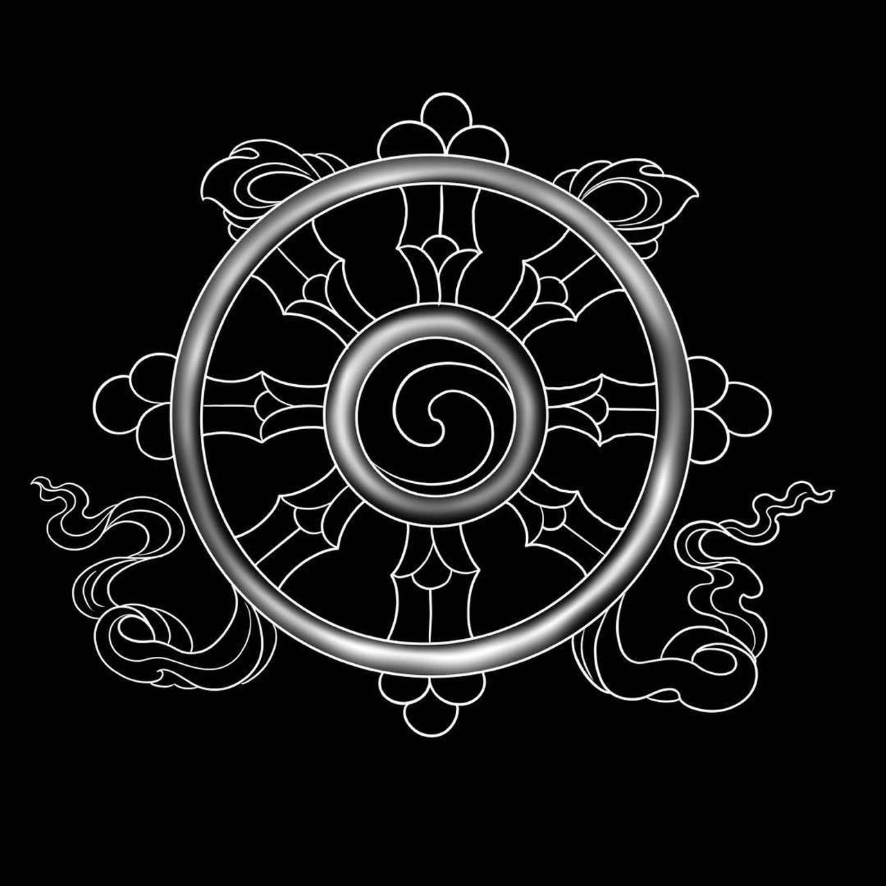 藏族传统图案分享 | 吉祥八宝 需要原图  收藏 关注 私信