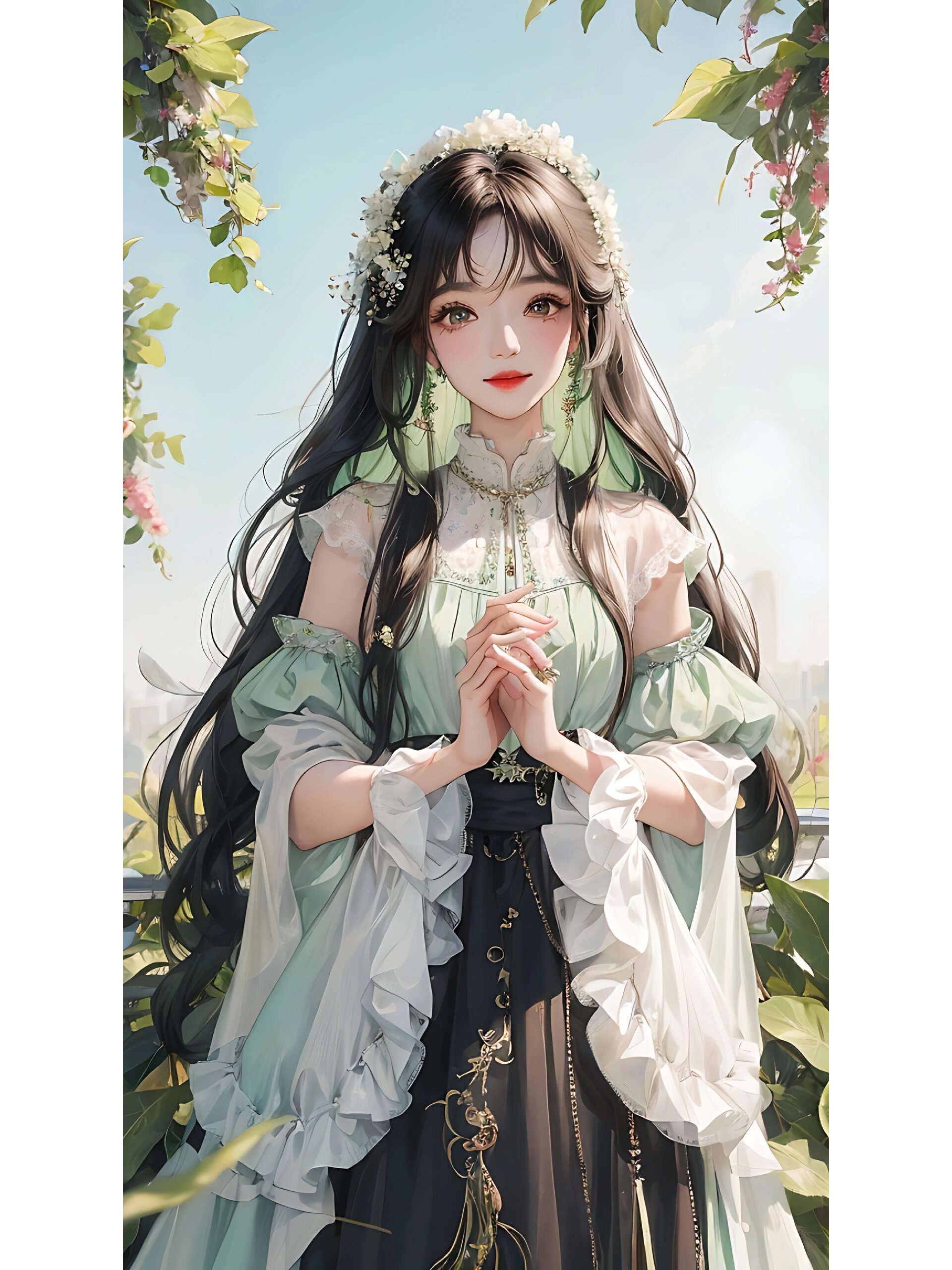 绿色系‖古风少女‖古风头像