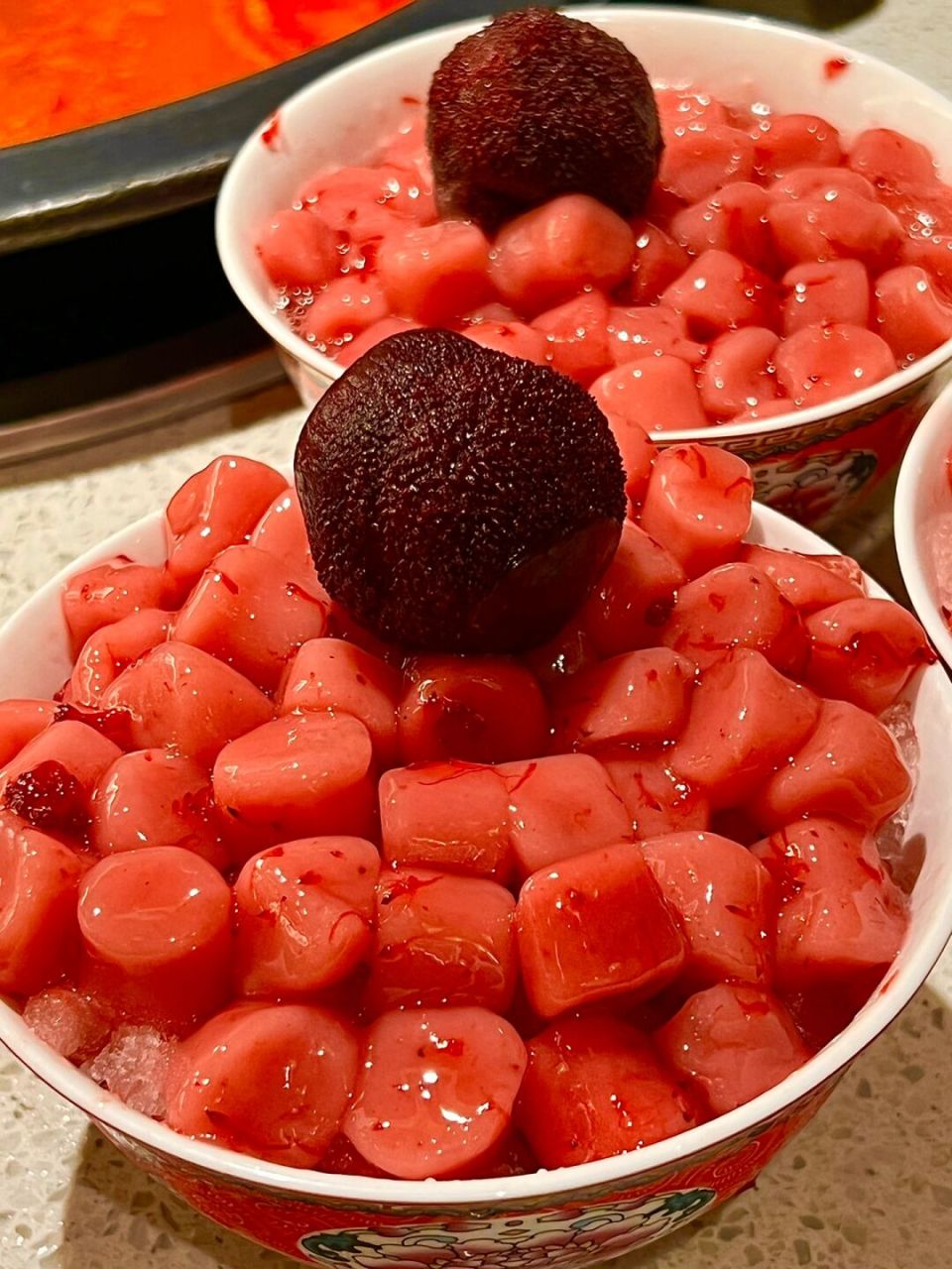 多少次来南京就为了这一口…… 杨梅冰汤圆!