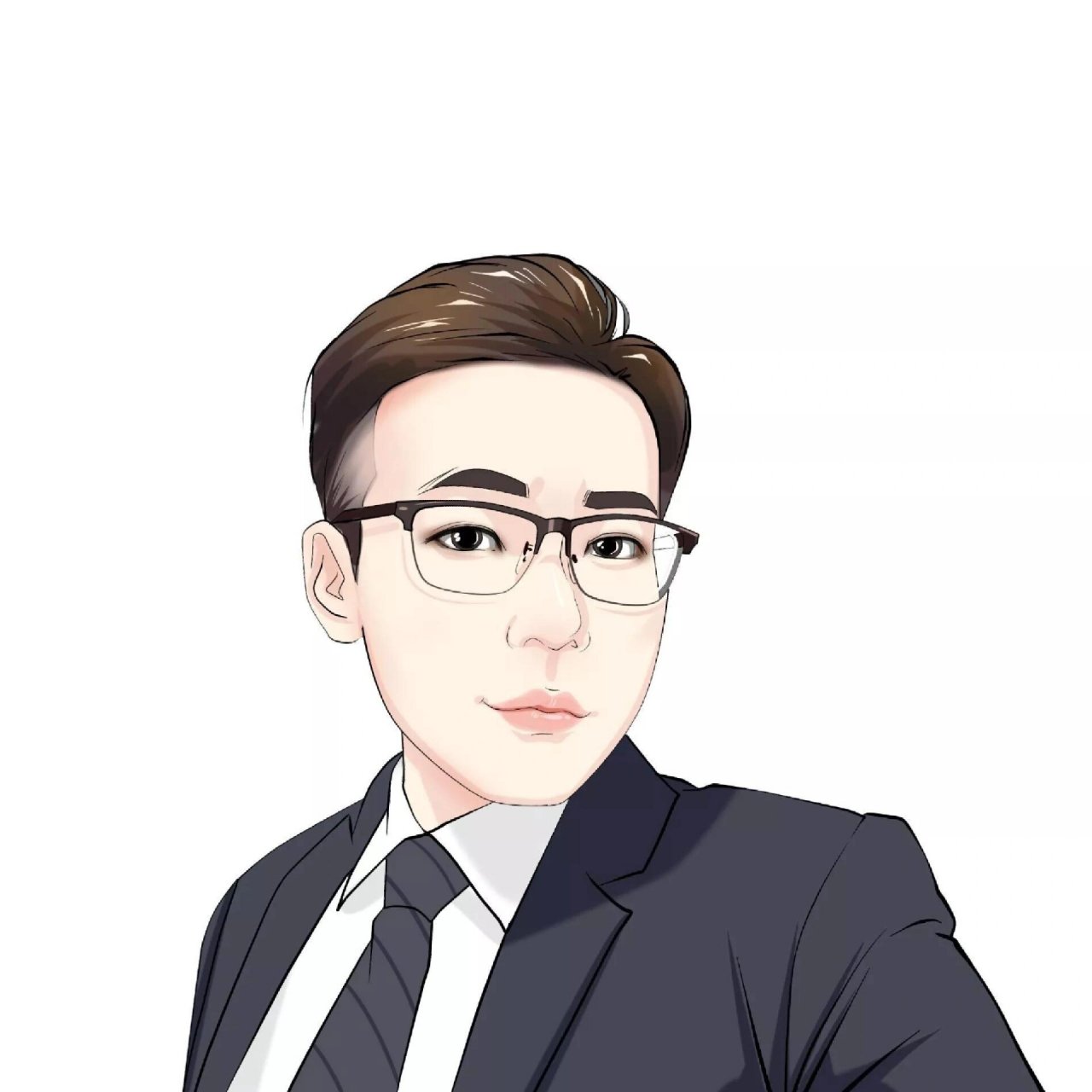 男士职业漫画头像,成熟稳重型 男士职业风格系列一直以来都是深受人们