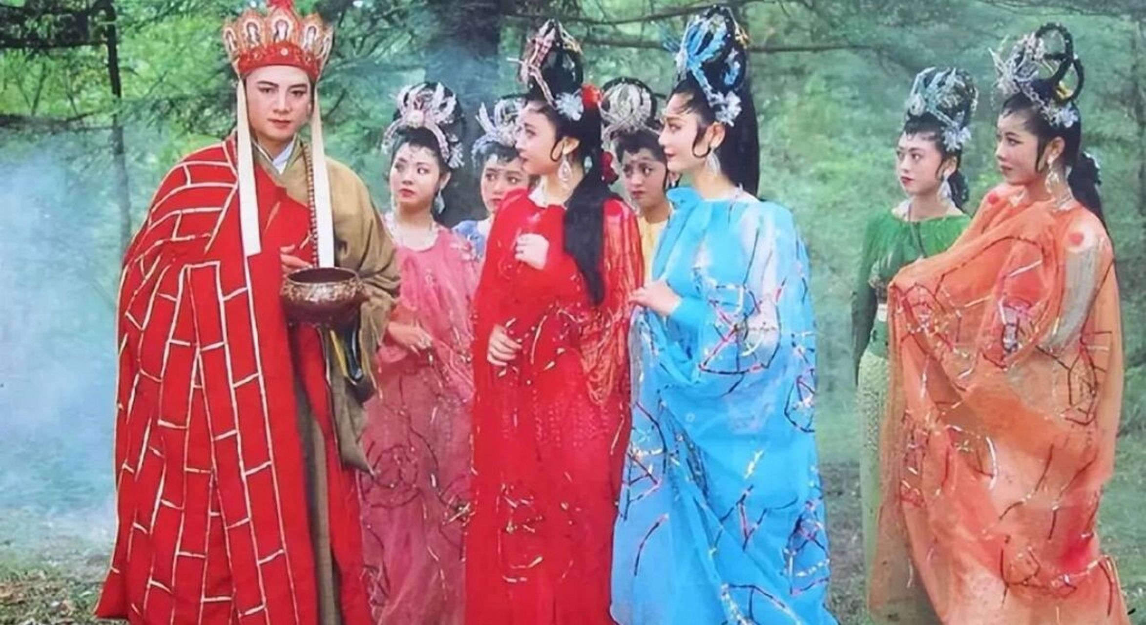 盘丝洞的七只蜘蛛精真是史上最好看的妖精 86版《西游记》中的蜘蛛精