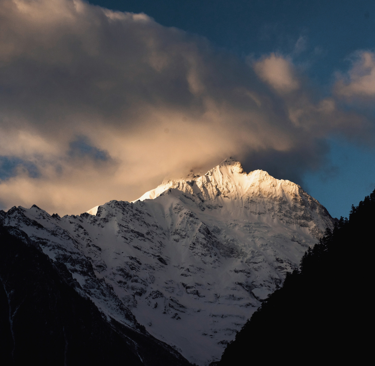 雪山图片风景 头像图片