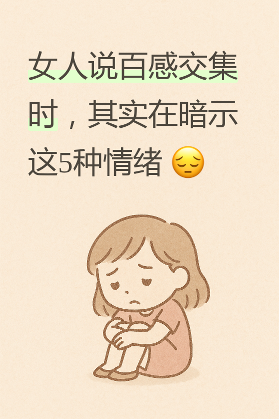 姐妹们,今天我们来聊聊女人常说的百感交集到底意味着什么