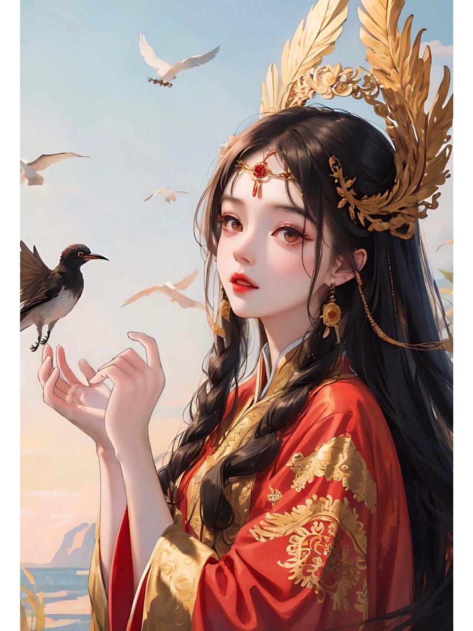 女生头像|帝姬小公主 太喜欢这组图了,本手残花了两天时间为她们改手