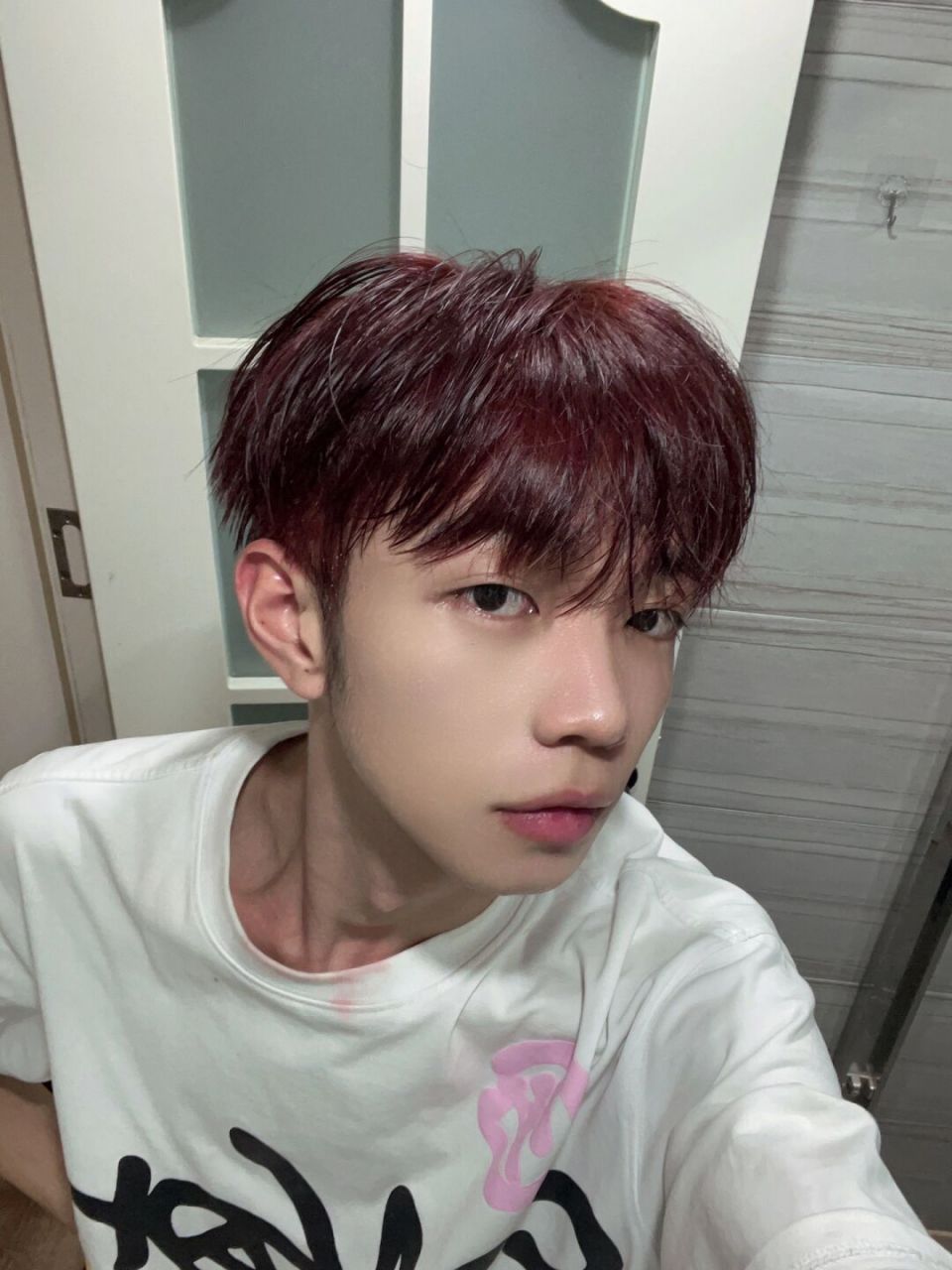 男生免漂发色|树莓红棕色92 一直想染一个低调又不失气质的颜色