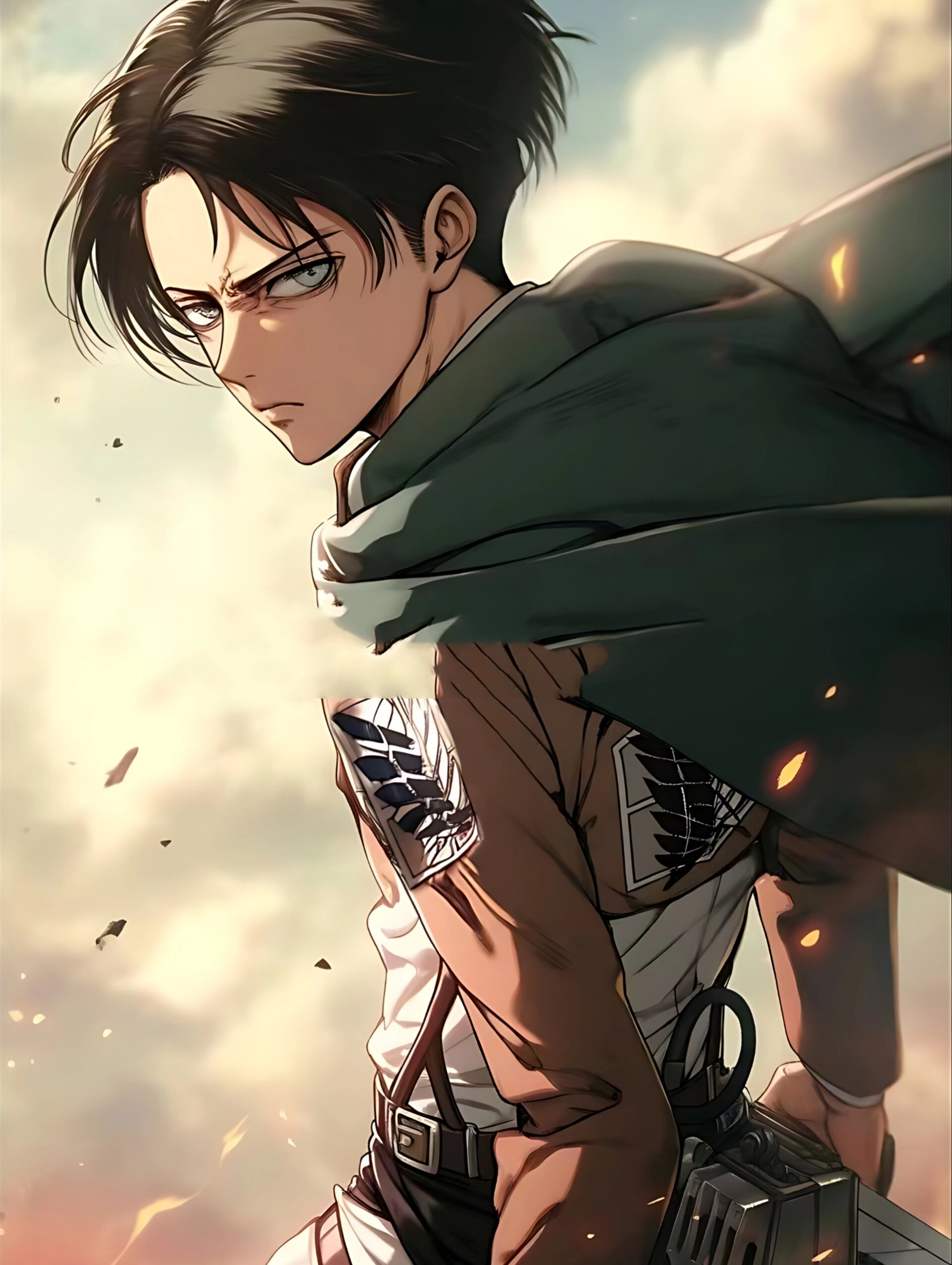 【进击的巨人】兵长赛高! 自由之翼是信仰,利威尔是心脏!