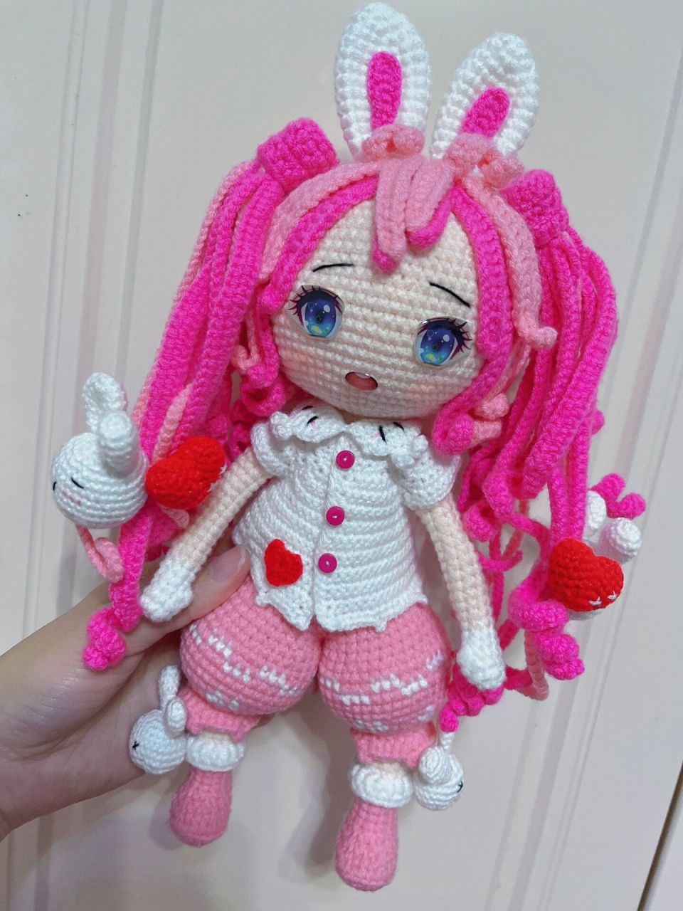 许愿娃娃一月～附图解 第一次挑战这么复杂的娃娃,没想到成功了,成品