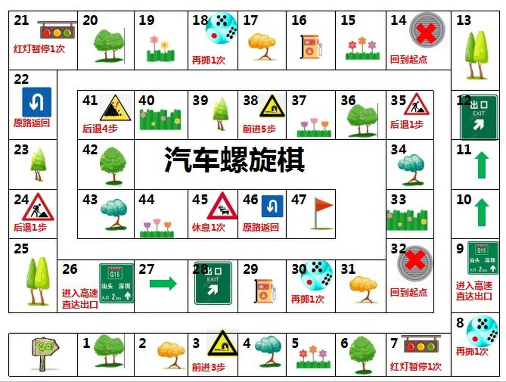 幼儿园益智区自制棋类游戏