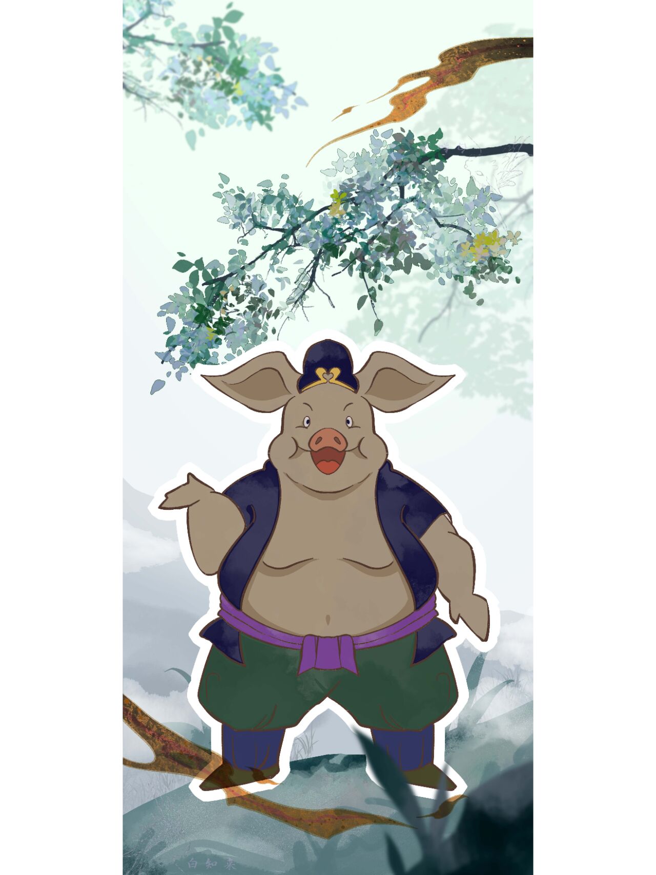 【原创插画】山海经·异兽| 山膏档案