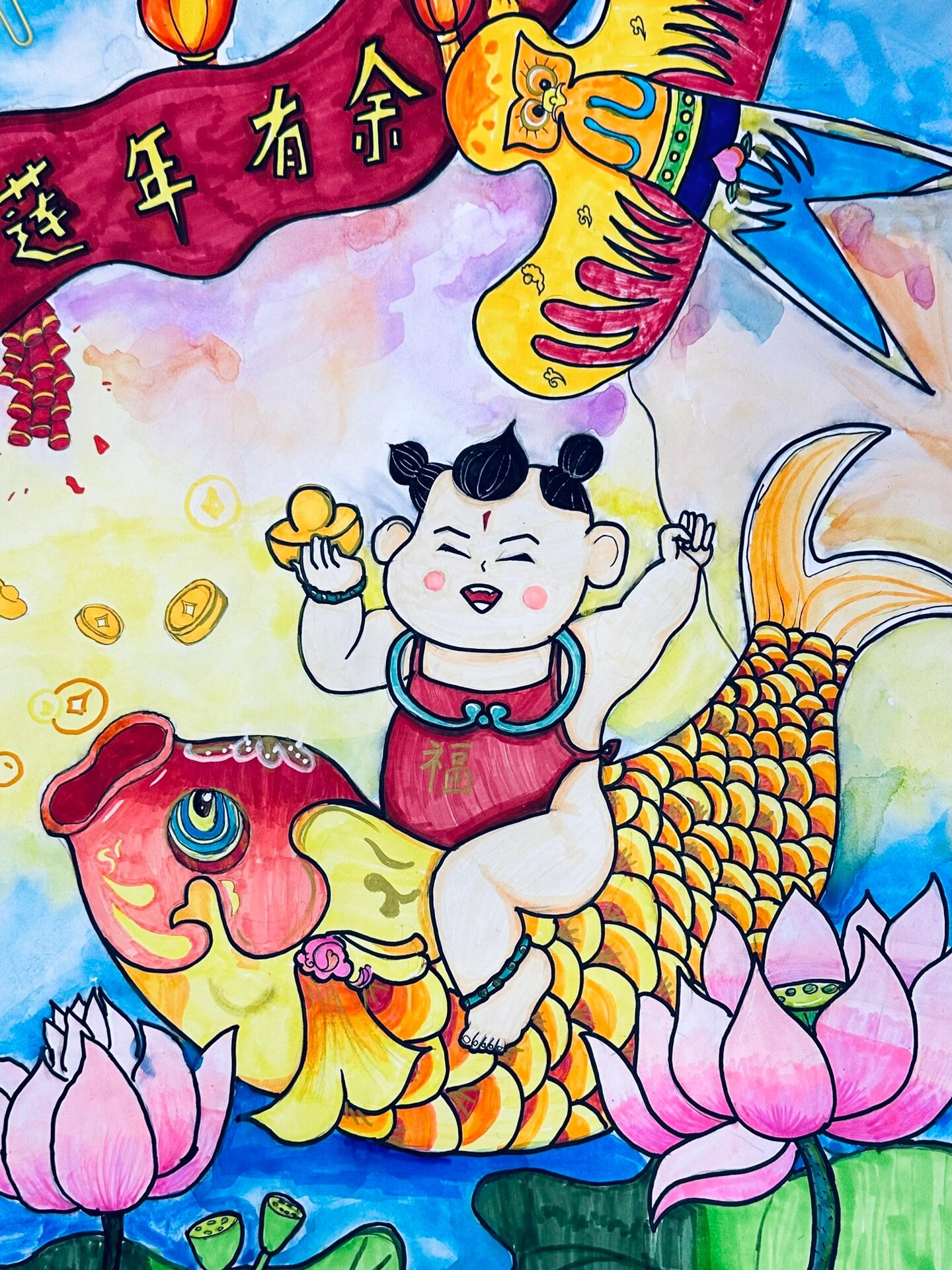 民俗文化绘画作品 一组体现民族文化的作品,个别作品已参赛,拿图吱声