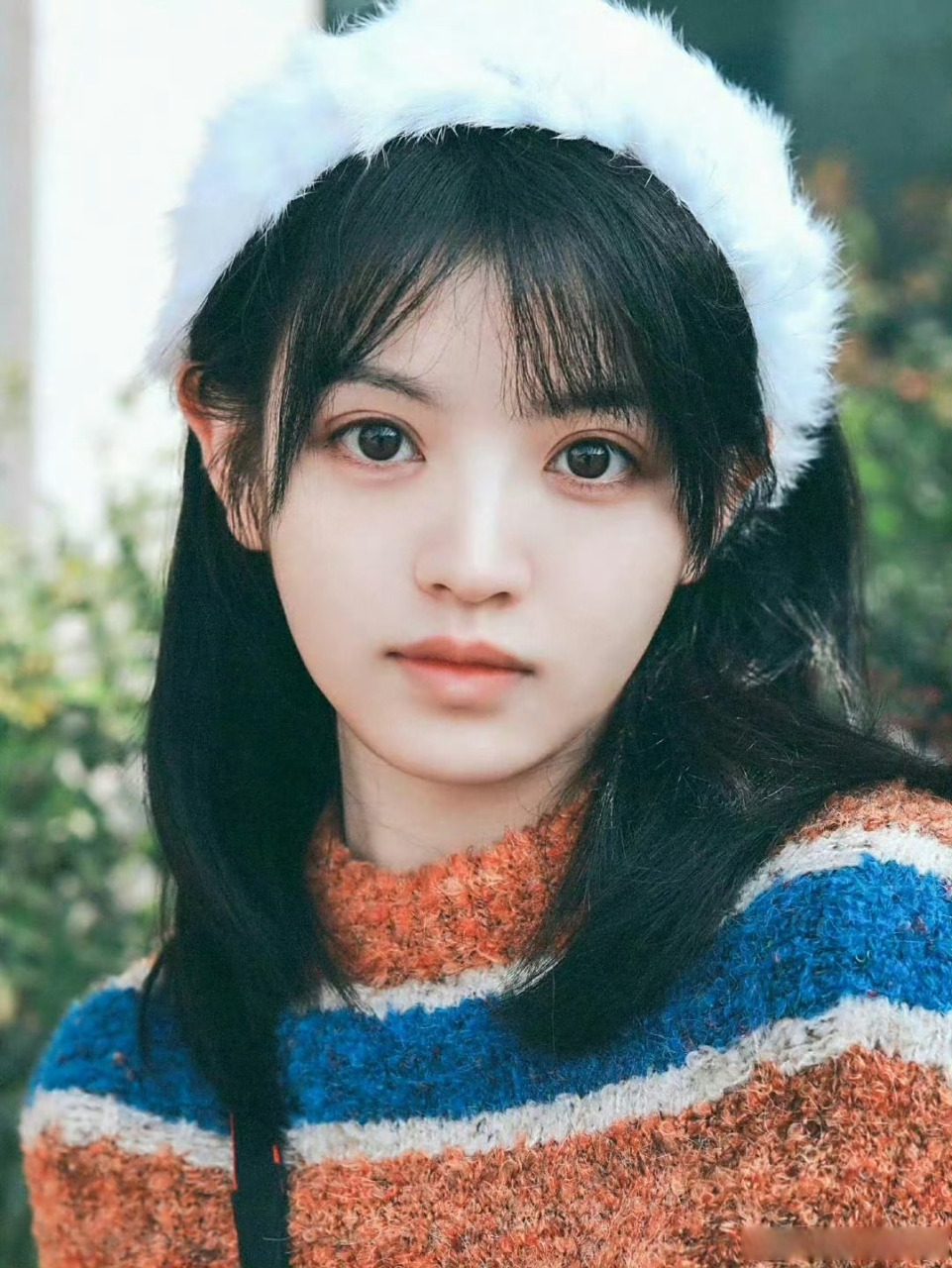 田曦薇素颜状态对比精修图,区别大吗?