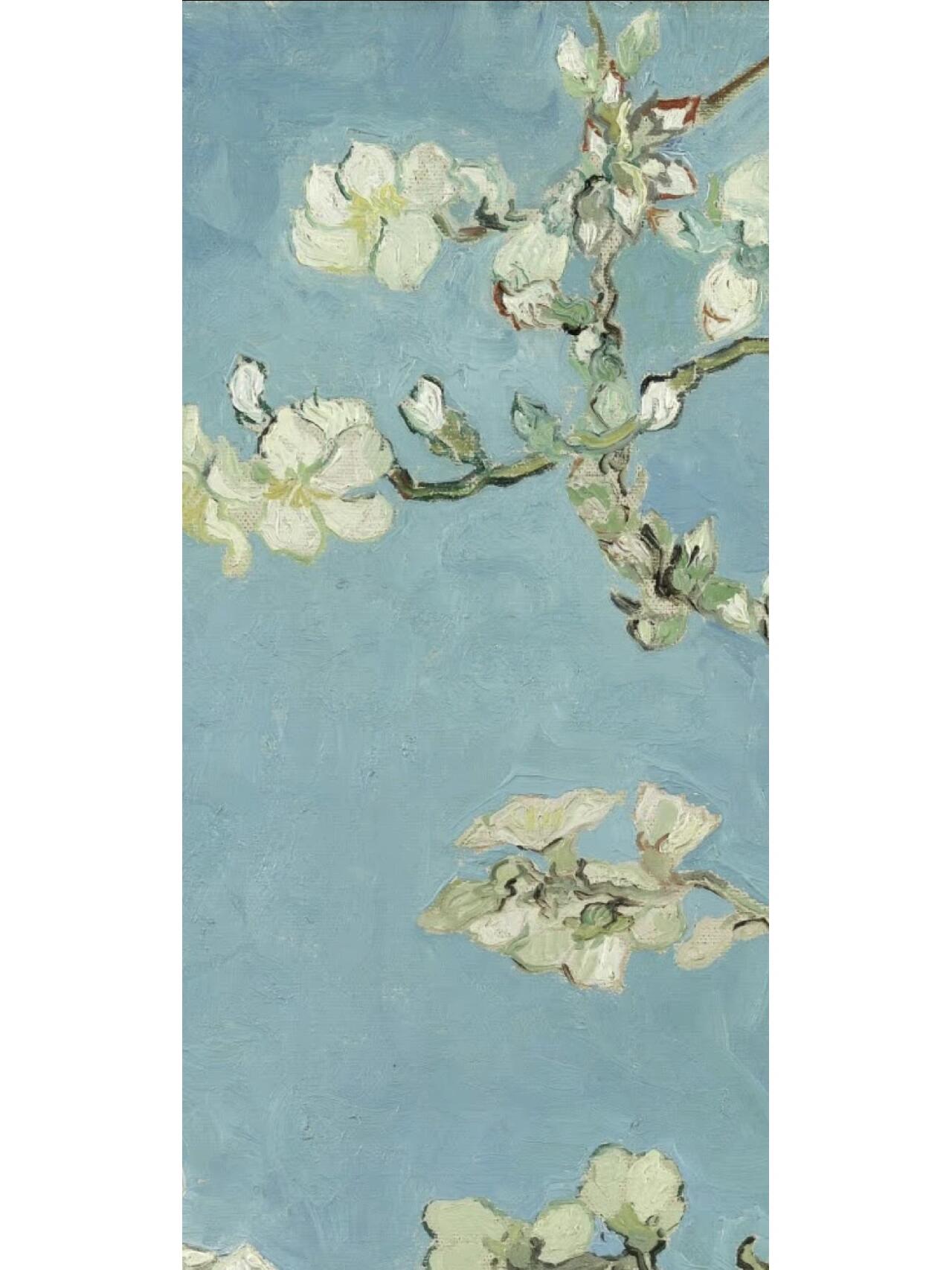 梵高《盛开的杏花》