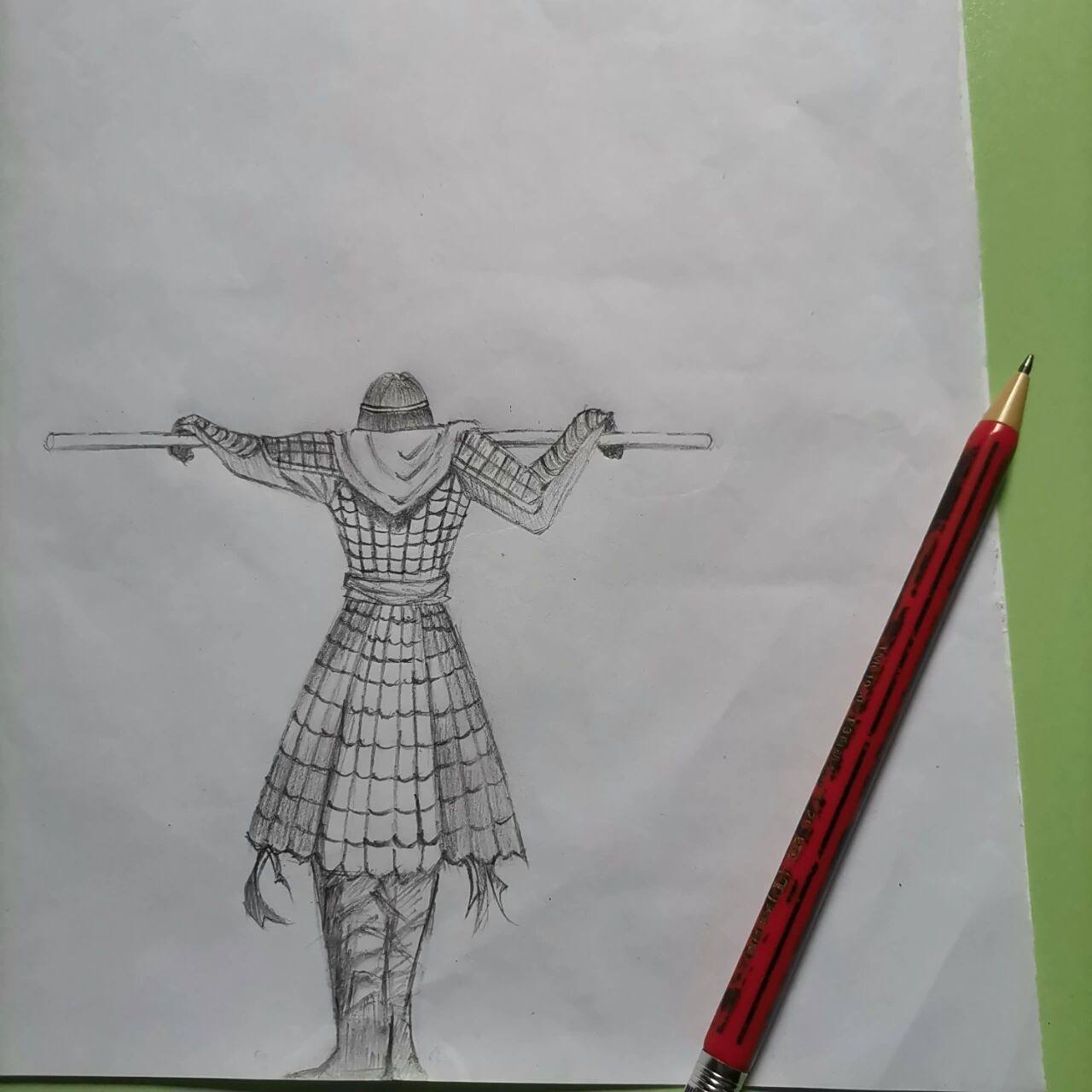 网上临摹的孙悟空背影 原本学校老师叫画人物背影的作