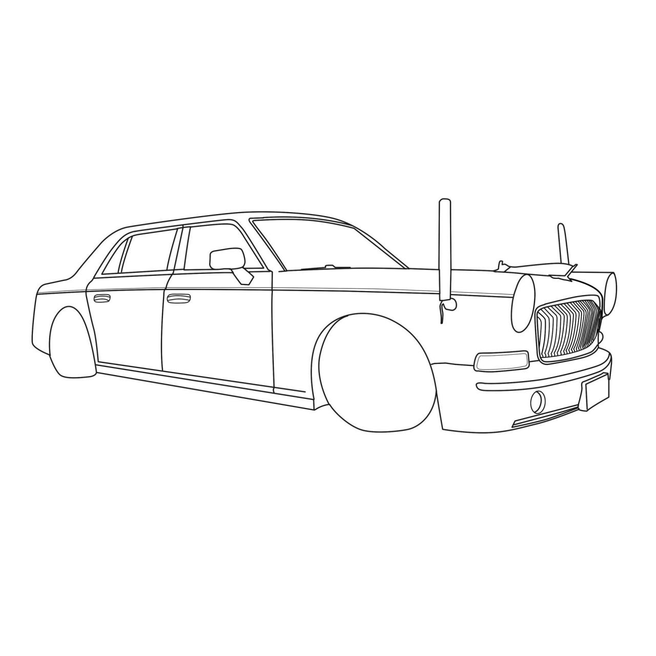 手绘红旗l5.红旗l5 手绘