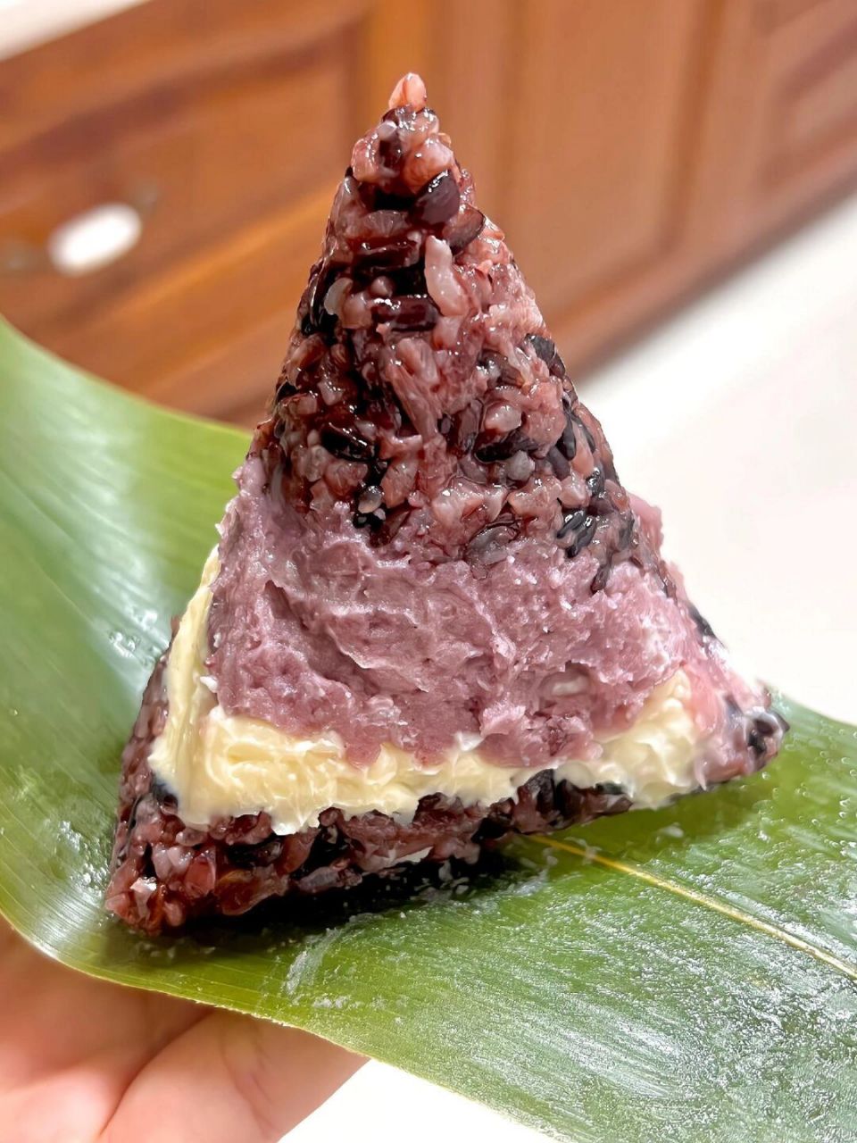 美食分享# #紫米芋泥奶酪砖# #芋泥控# #奶酪# #粽子