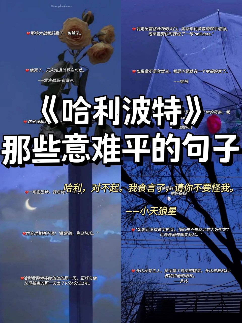 文案92|《哈利波特》那些意难平的句子75