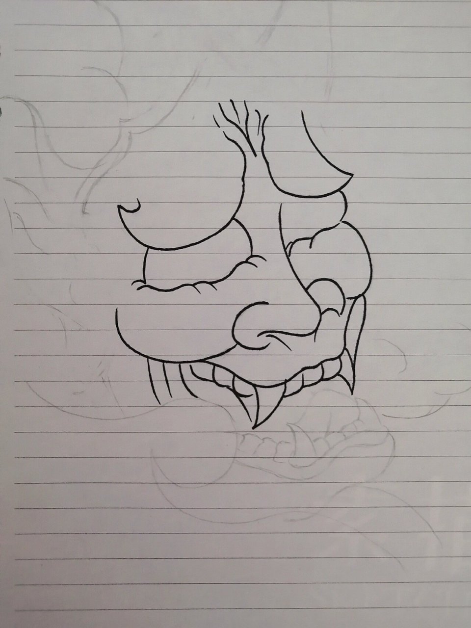 般若绘画过程./ #绘画过程# #纹身手稿